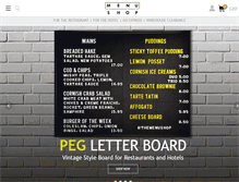 Tablet Screenshot of menushop.co.uk